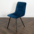 Native Home Lifestyle Squared Navy Blue Dining Chairs (Set Of 2)